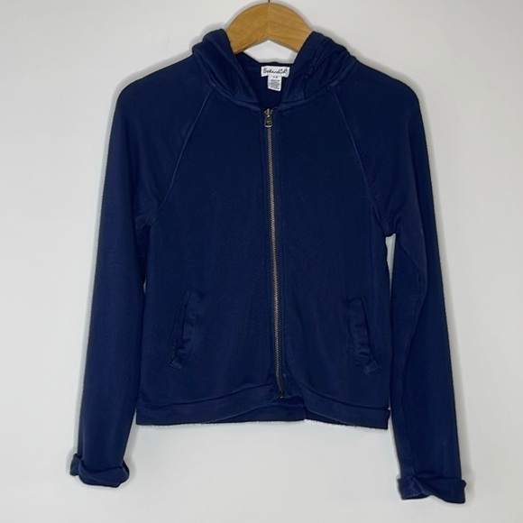 Girls Splendid Navy Light Butter Soft Hoodie Size 7/8 (M) - Picture 1 of 5